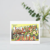  groeten van de Arkansas Ozarks Briefkaart (Staand voorkant)