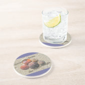 Groeten van de buitenbanken zandsteen onderzetter (Zijkant)