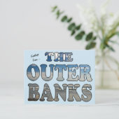 Groeten van de buitenste banken briefkaart (Staand voorkant)