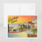 Groeten van de Dell Vintage-reis Briefkaart (Voorkant / Achterkant)