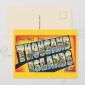 Groeten van de Duizend Eilanden Briefkaart (Voorkant / Achterkant)