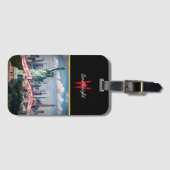 Groeten van de grote appel! bagagelabel (Voorkant (horizontaal))