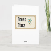 Groeten van de Kaarsen van de Verjaardag van Kaart (Achterkant)