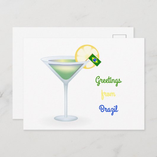 Groeten van de Kaart van de Vakantie van de (Voorkant / Achterkant)