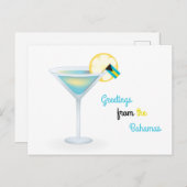 Groeten van de Kaart van de Vakantie van de (Voorkant / Achterkant)