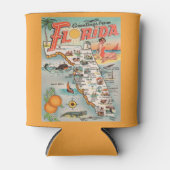  groeten van de kaart van Florida Blikjeskoeler (Voorkant)