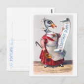 Groeten van de Kerstgans Briefkaart (Voorkant / Achterkant)