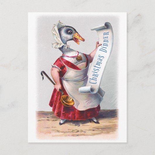 Groeten van de Kerstgans Briefkaart (Voorkant)