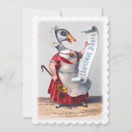 Groeten van de Kerstgans Kaart (Voorkant)