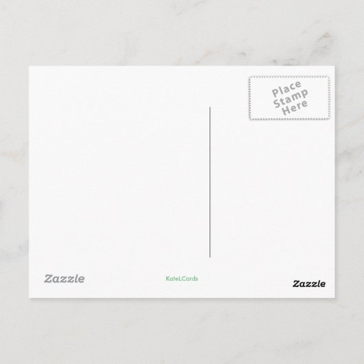  groeten van de Malediven Briefkaart (Achterkant)