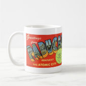 Groeten van de Mok van het  Briefkaart Paducah (Links)