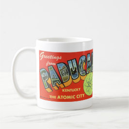 Groeten van de Mok van het Briefkaart Paducah