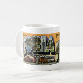 Groeten van de Mok van het  Briefkaart van Peoria  (Voorkant links)