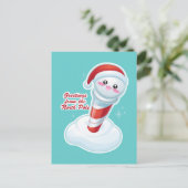 Groeten van de Noordpool Briefkaart (Staand voorkant)