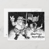 Groeten van de Noordpool Briefkaart (Voorkant / Achterkant)