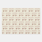 Groeten van de Noordpool Inpakpapier Vel (Voorkant 2)