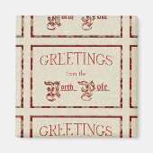 Groeten van de Noordpool Magneet (Voorkant)