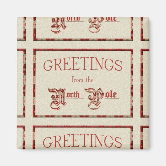 Groeten van de Noordpool Magneet (Voorkant)