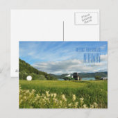 Groeten van de Noorse zomerfotokaart Briefkaart (Voorkant / Achterkant)