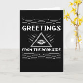 Groeten van de One Eyed Secret Society Kaart (Gele Bloem)