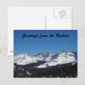 Groeten van de Rockies Briefkaart (Voorkant / Achterkant)