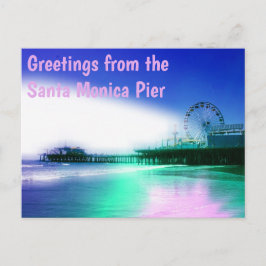 Groeten van de Santa Monica Pier Briefkaart