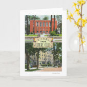 Groeten van de Scènes van de Universiteit Skidmore Kaart (Gele Bloem)