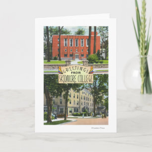Groeten van de Scènes van de Universiteit Skidmore Kaart