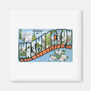 Groeten van de staat Washington Magneet