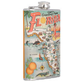 Groeten van de  toeristenkaart van Florida Heupfles (Rechts)