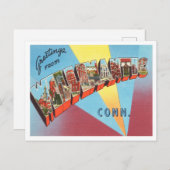 Groeten van de William, Conneticut Travel Briefkaart (Voorkant / Achterkant)