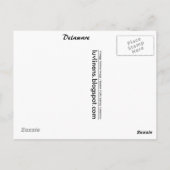 Groeten van Delaware Briefkaart (Achterkant)