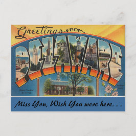 Groeten van Delaware Briefkaart