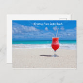 Groeten van Destin Beach Holiday Briefkaart (Voorkant / Achterkant)