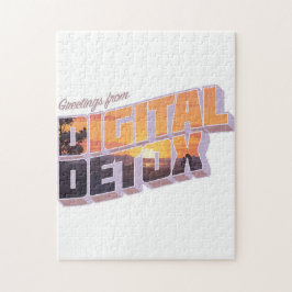 Groeten van Digital Detox Legpuzzel