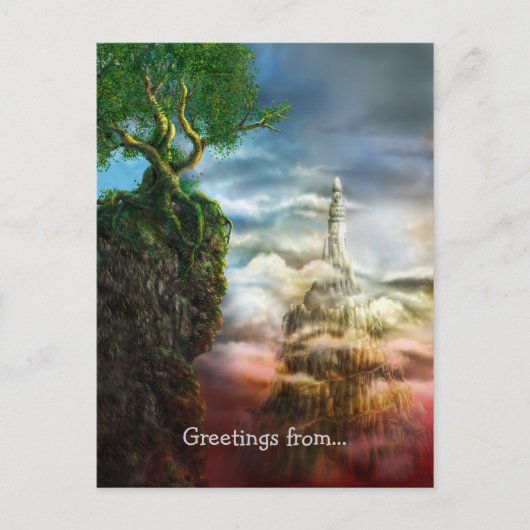 Groeten van... Dis aliter verdeelest - Briefkaart (Voorkant)