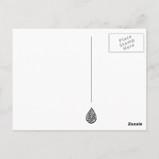 Groeten van Doubai Briefkaart (Achterkant)