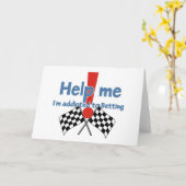 Groeten van een gokverslaafde kaart (Gele Bloem)