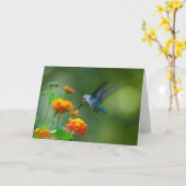 Groeten! Van een zomerHummer. Kaart (Gele Bloem)