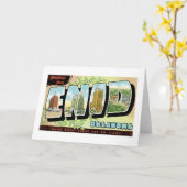 Groeten van Enid, Oklahoma! Kaart (Gele Bloem)