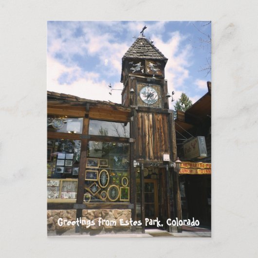 Groeten van Estes Park Post Card Briefkaart (Voorkant)