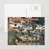 groeten van fillipinen briefkaart (Voorkant / Achterkant)