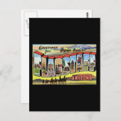 Groeten van Flagstaff Arizona Briefkaart (Voorkant / Achterkant)