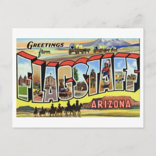  groeten van Flagstaff, Arizona Briefkaart