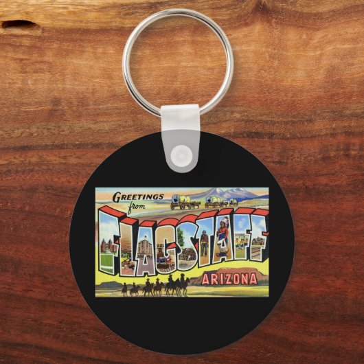 Groeten van Flagstaff Arizona Sleutelhanger (Voorkant)