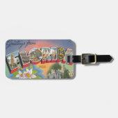 Groeten van FLORIDA Bagagelabel (Voorkant horizontaal)