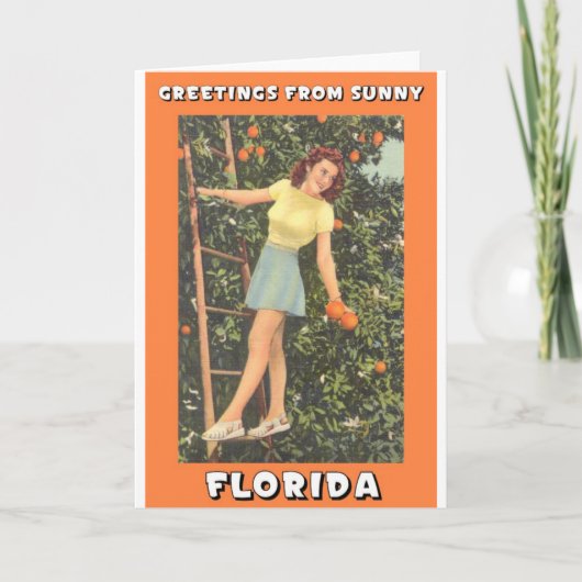Groeten van Florida Kaart (Voorkant)
