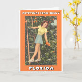 Groeten van Florida Kaart (Gele Bloem)