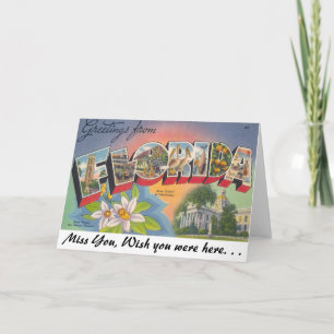 Groeten van FLORIDA Kaart