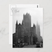 Groeten van Foggy Gent Briefkaart (Voorkant / Achterkant)